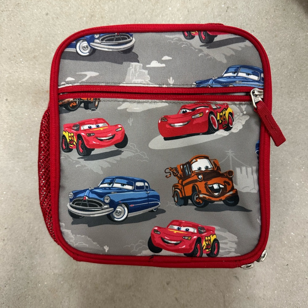 Disney Cars Red and Gray Lunch Bag Pottery Barn